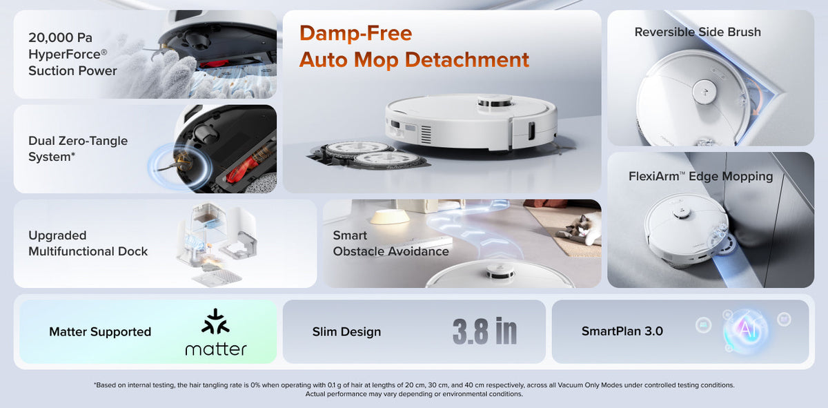 Roborock Qrevo 2 Pro robot vacuum with auto mop removal